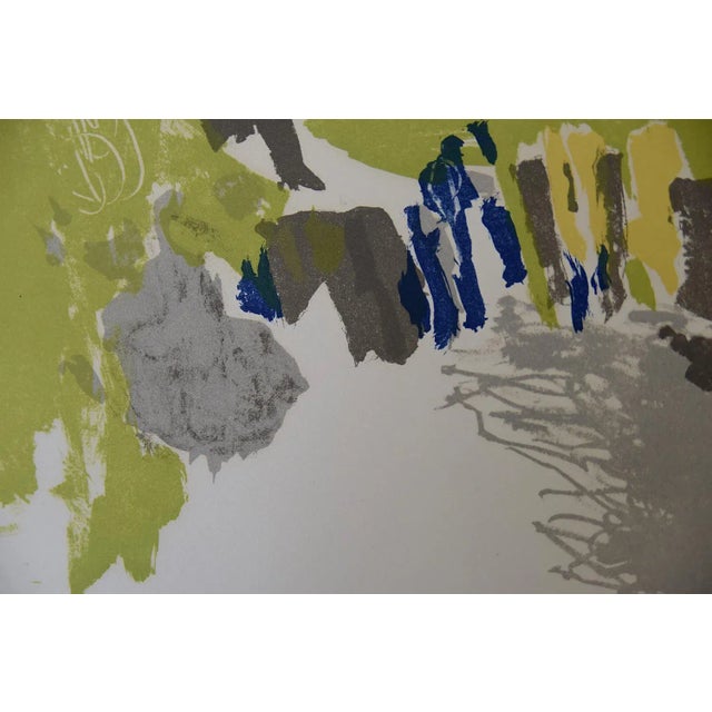 1980s Color Lithograph on Van Gelder Zonen Paper by Jörgen Fogelqvist, 1980s For Sale - Image 5 of 9