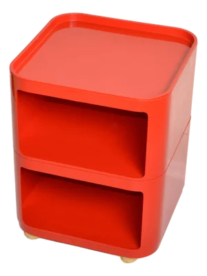 1970 Anna Castelli for Kartell Modular Chest of Drawers Casters Space Age Italy