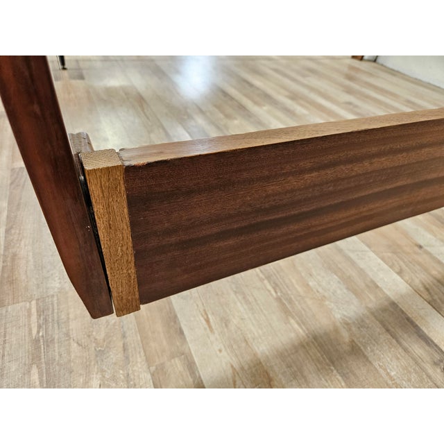 Mid-Century Walnut Double Bed, 1960 For Sale - Image 9 of 18