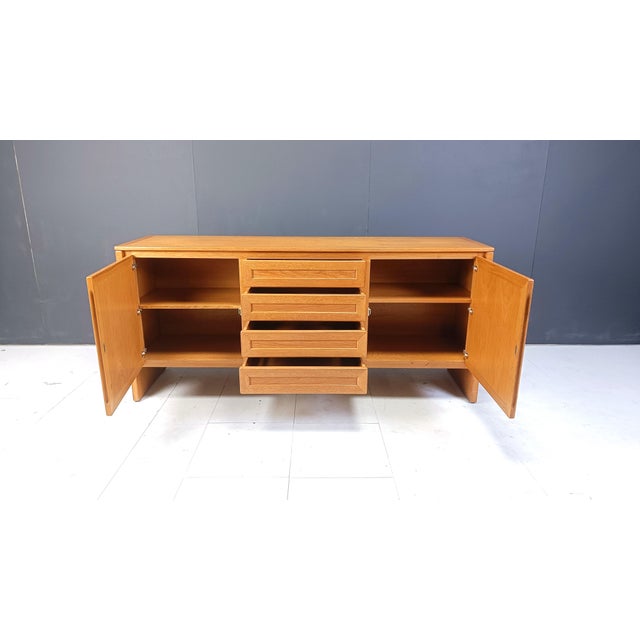 Vintage Oak Sideboard, 1960s For Sale - Image 9 of 11