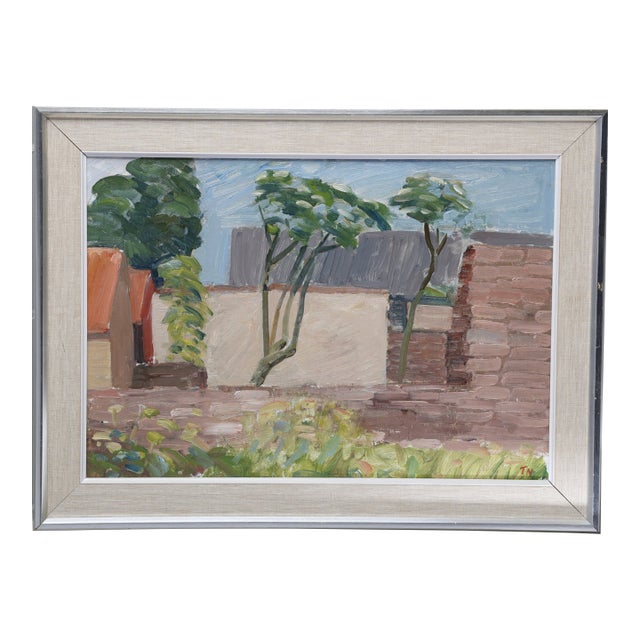 Swedish Landscape Oil Painting by Take E Nilsson (1979) For Sale