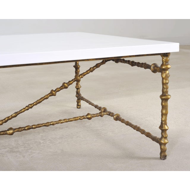 Oly Studio Gilded Iron Faux Bois Branch Diego Cocktail Table For Sale - Image 13 of 17
