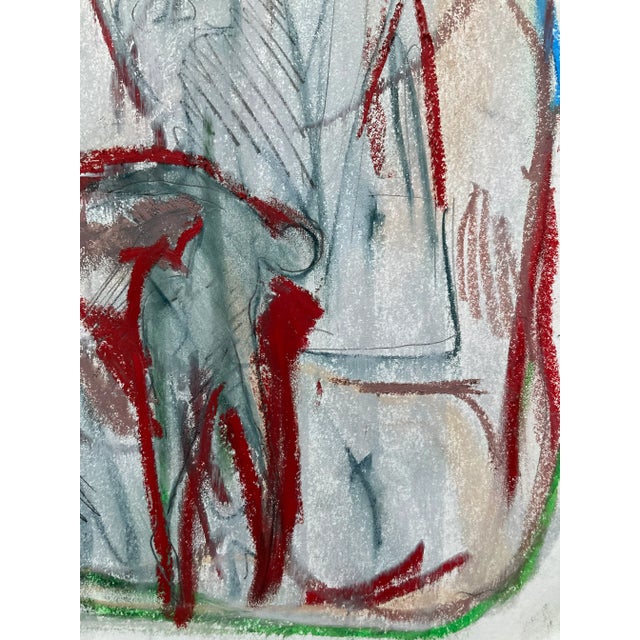 2020s Abstract Drawing Pastels by Erik Sulander on Paper 9x12 Signed, Unframed For Sale - Image 5 of 7