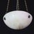 Stone 1950s French Art Deco White Alabaster Pendant Light With Dark Veining For Sale - Image 7 of 16