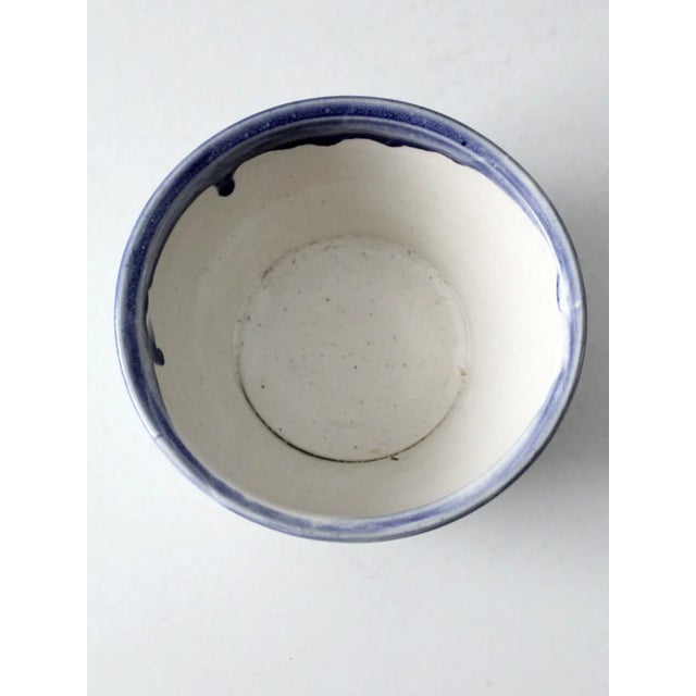 Ceramic Vintage Studio Pottery Bowl For Sale - Image 7 of 9