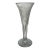 Antique Hand Blown Cut and Lead Crystal Trumpet Vase, 1910s For Sale