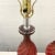 Metal Mid 20th Century Red Italian Murano Glass Table Lamps - Set of 2 For Sale - Image 7 of 11