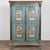 Folk Art Early 19th-Century Hungarian Hand-Painted Pine Two-Door Armoire For Sale - Image 3 of 13