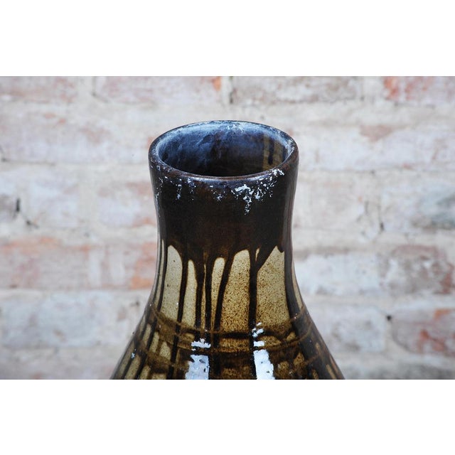 1950s Mid-Century Vase in Ceramic, Czech, 1950s For Sale - Image 5 of 10