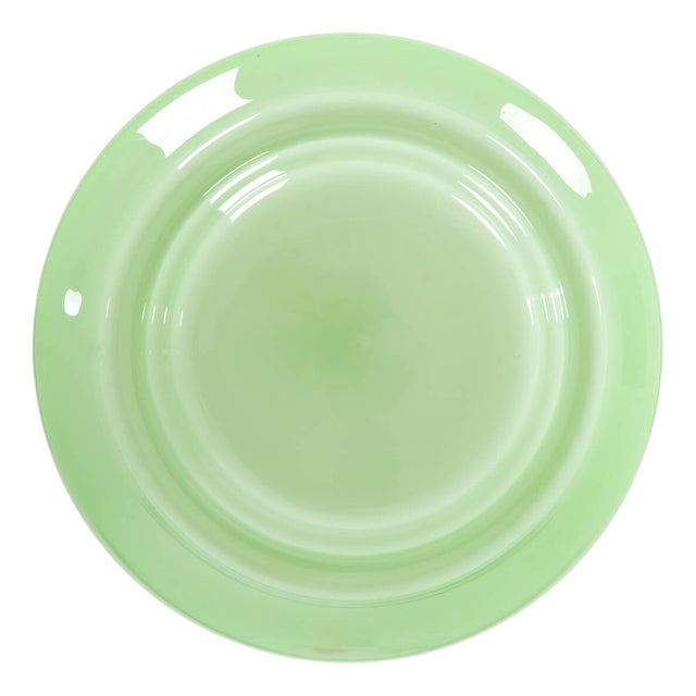 Art Deco Green Ceiling Light For Sale
