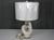White Glow Sculptural Resin Table Lamp With Crystal Base by Jamie Young For Sale - Image 8 of 12