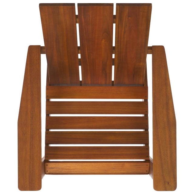 Alton Adirondack Chair, Teak For Sale In Philadelphia - Image 6 of 11
