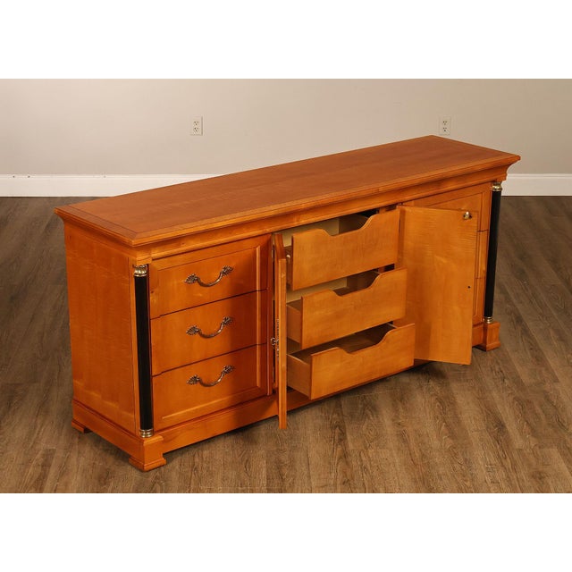 Wood Thomasville Grand Classics Biedermeier Style Maple Dresser For Sale - Image 7 of 18