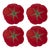 Bordallo Pinheiro Tomato Bread & Butter Plates, Set of 4 For Sale