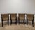 1970s 1970 Set of 4 Baker Ebonized Neoclassical Chairs For Sale - Image 5 of 13
