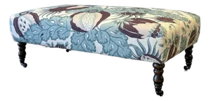 Christopher Farr Carnival Aubergine Ottoman