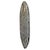 Vintage elongated black and antiqued white carved wood Zulu shield. Traditional South African Zulu shields date back to...