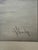 1940s 1940s Title: Original t.e. Schrock Signed Graphite Illustration of Female Swimmer, 8.5" X 10". For Sale - Image 5 of 6