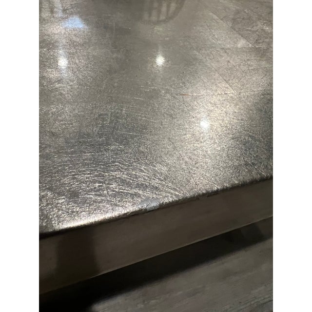 Ferguson Copeland Ferguson Copeland Silver Leaf Coffee Table For Sale - Image 4 of 13