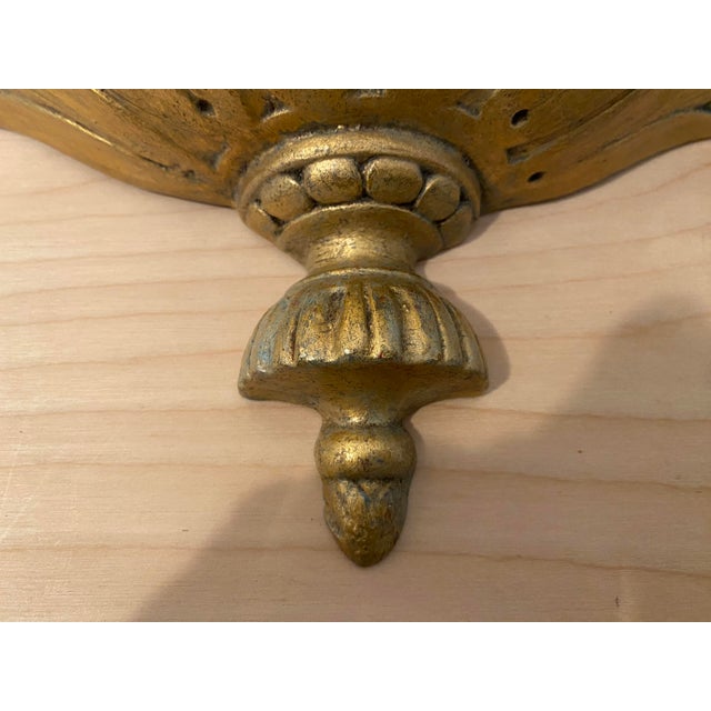 Antique Gilt Plaster Neo Classical Wall Bracket For Sale In New York - Image 6 of 15