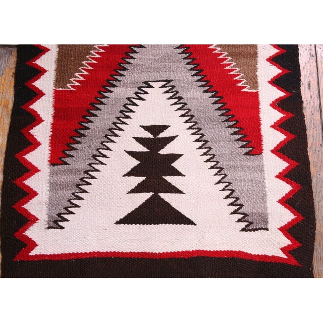 Early 20th Century American Navajo Carpet ( 2'2" X 4'3" - 66 X 130 ) For Sale - Image 4 of 12