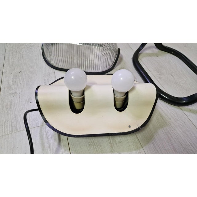 Mid-Century Modern Adjustable Dark Blue Noce Table Lamps by Achille Castiglioni for Flos, 1980s For Sale - Image 3 of 18