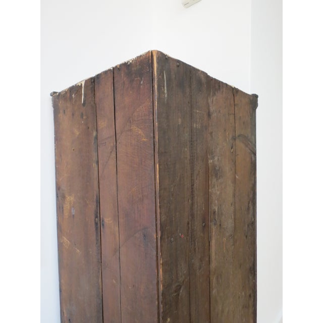 Georgian Oak Panelled Wall-Hanging Corner Cupboard, 1750 For Sale - Image 4 of 18