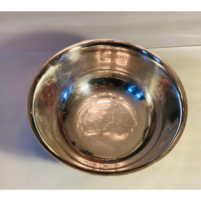1980s 1980s Classic Gorham Large Silver Plate Revere Bowl For Sale - Image 5 of 7