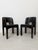 Plastic Black Universal Chairs by Joe Colombo for Kartell, Italy, 1967, Set of 4 For Sale - Image 7 of 13