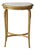 19th Century Marble & Oak Tea Table For Sale