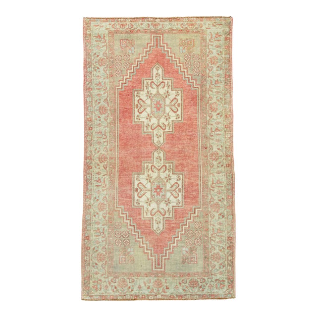 Turkish Vintage Rug 3'10" x 7'1" #20820 For Sale