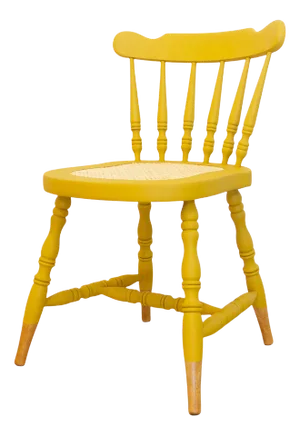 Oak Wooden Grid Seat Chair, Spain, 1950s