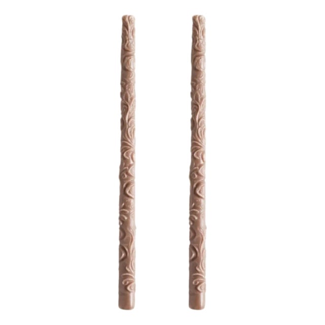 Flora Tapers, Set of 2 - Fawn For Sale
