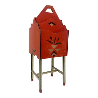 1930s Art Deco Skyscraper Magazine Stand