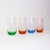 Mid-Century Modern Italian Colorful Glasses, 1980s, Set of 4 For Sale - Image 3 of 17