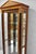 Late 20th Century Ethan Allen Medallion Collection Cherry Wood Glass Curio Cabinet W Black Columns For Sale - Image 9 of 18