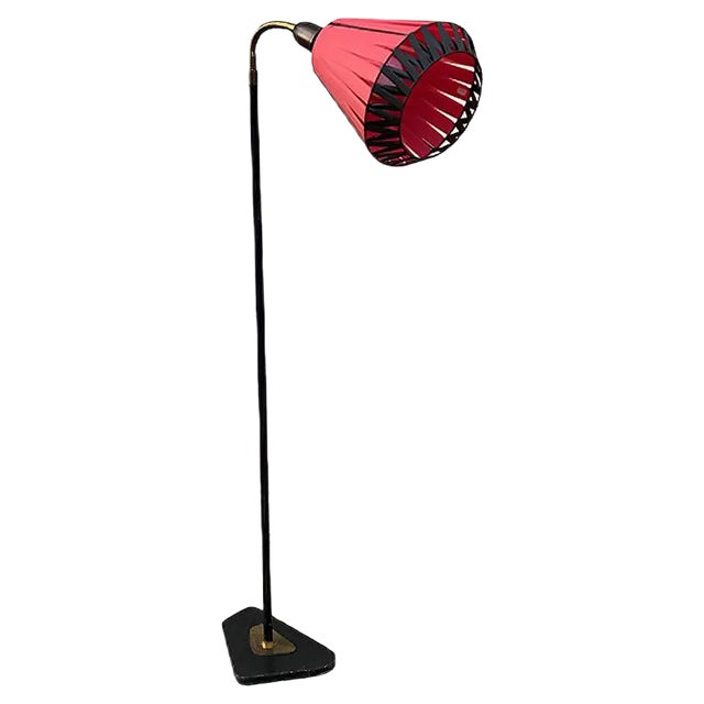 Scandinavian Adjustable Floor Lamp, 1950s For Sale