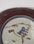 Dansk stoneware platter, hand painted, made in Japan. Marked Dansk-Japan Designed by Neils R Depiction was of coastal...