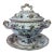 Early Victorian Copeland & Garrett Hand-Painted Ironstone Tureen, C. 1835–45 — A Rare Survivor With Original Stand. For Sale
