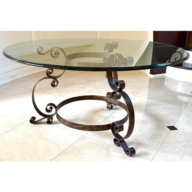 Century Furniture Century Furniture Glass Top Cocktail Table For Sale - Image 4 of 17