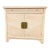 Henredon Vintage Hollywood Regency Faux Goatskin Server Bar Cabinet For Sale