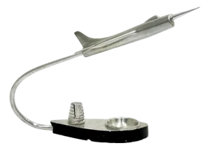 Mid-Century Desk Plane Model in Aluminium, 1950s