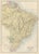 Antique Brazil Map, 1884 For Sale - Image 3 of 9