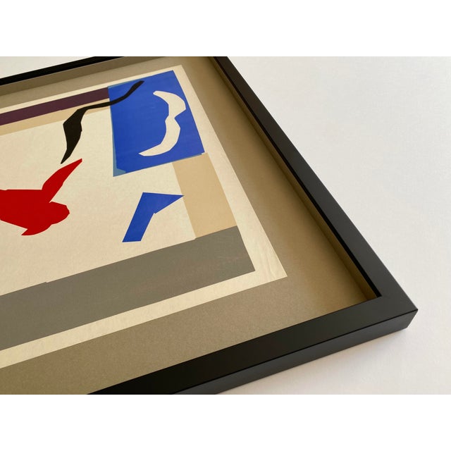 Henri Matisse Vintage 1961 Mourlot Fine Art Lithograph Print Framed Mid Century Modernist Paris Exhibition Poster " Le Danseur " 1937 For Sale - Image 9 of 14