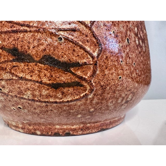 Beige Modernist Sculptural Studio Ceramic Art Vase from Helma Klett, Germany, 1950s For Sale - Image 8 of 18