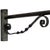 Paint French Cast Iron and Black Opaline Wall Light For Sale - Image 7 of 9