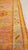 Late 19th Century Antique Oushak Runner, Turkish Oriental Rug, Handmade Peach, Yellow, Light Blue For Sale - Image 5 of 15