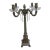 French Marble 4 Arm Candelabra Crystal marble Candle stand holder For Sale