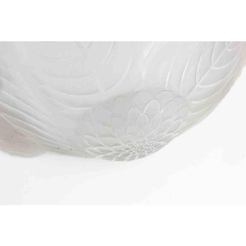 Frosted Glass Dahlia Sconces by René Lalique, 1921, Set of 2 For Sale - Image 3 of 6