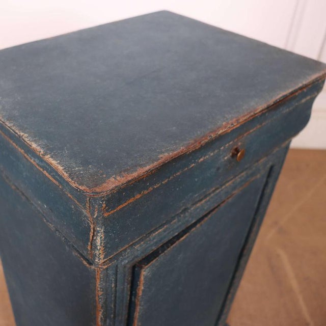 Wood French Painted Wood Bedside Table For Sale - Image 7 of 8